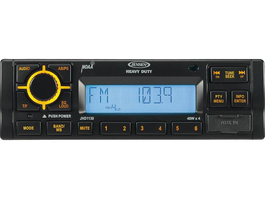 Jensen Heavy Duty JHD1130B AM/FM/WB receiver at Crutchfield
