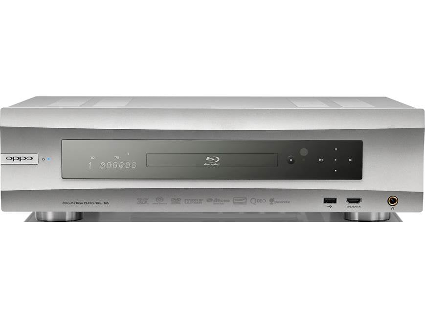 Oppo BDP-105 (Silver) Universal 3D Blu-ray player with digital