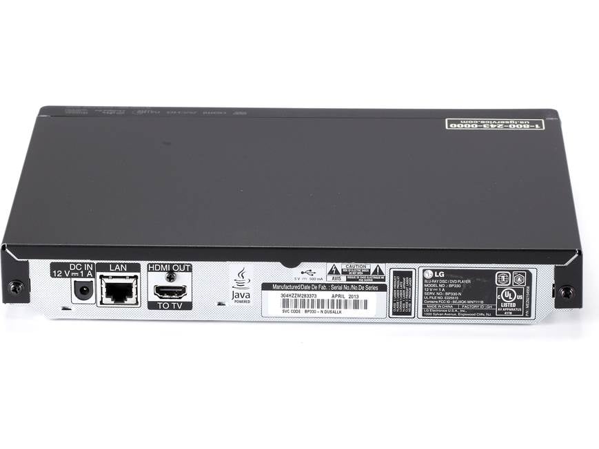 LG BP-330 Blu-ray player with Wi-Fi® at Crutchfield
