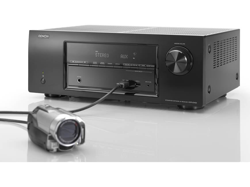 Denon AVR-E400 7.1-channel home theater receiver with Apple