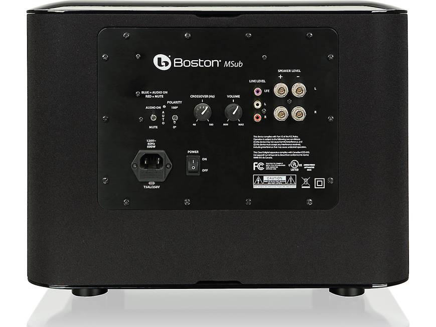 Boston Acoustics MSub Powered subwoofer at Crutchfield