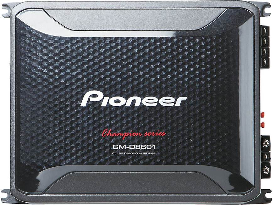 Pioneer GM-D8601 Mono subwoofer amplifier — 800 watts RMS at 1 ohm