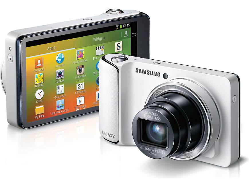 Samsung Galaxy Camera™ (White) 16-megapixel digital camera with