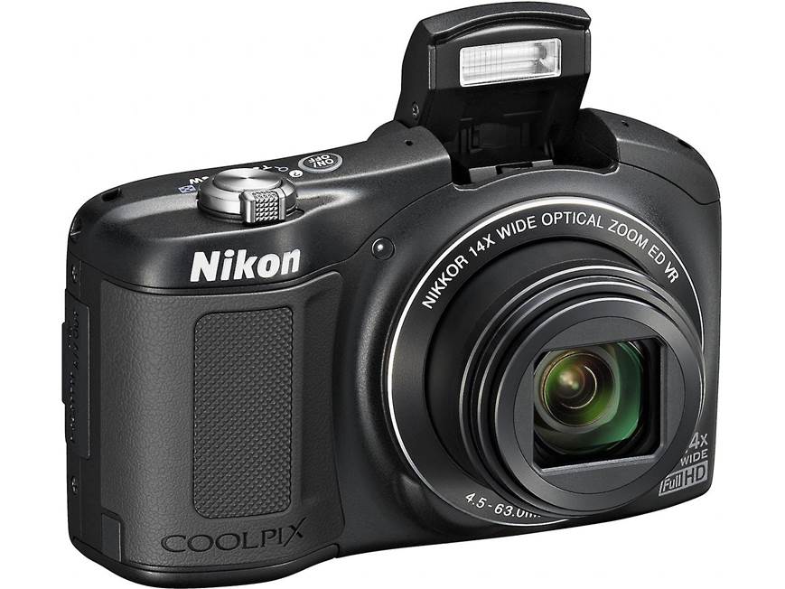 Nikon Coolpix L620 (Black) 18.1-megapixel digital camera with 14X