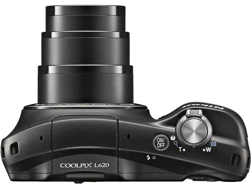 Nikon Coolpix L620 (Black) 18.1-megapixel digital camera with 14X