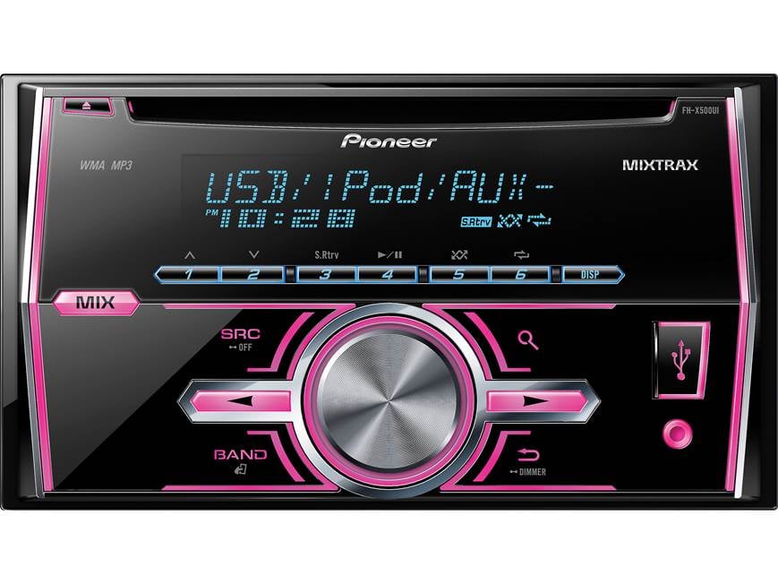 Pioneer FH-X500UI CD receiver at Crutchfield