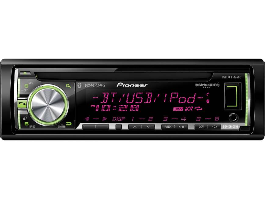 Pioneer DEH-X6600BS CD receiver at Crutchfield