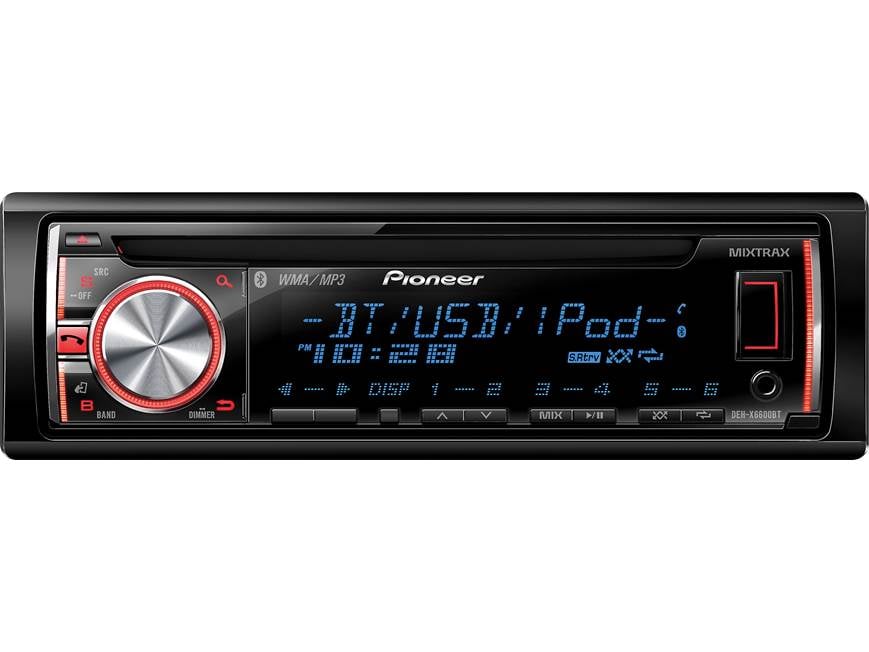 Pioneer DEH-X6600BT CD receiver at Crutchfield