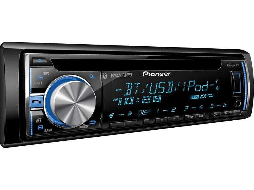 Pioneer DEH-X6600BT CD receiver at Crutchfield