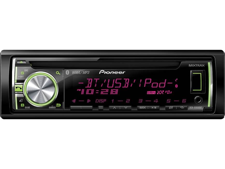 Pioneer DEH-X6600BT CD receiver at Crutchfield