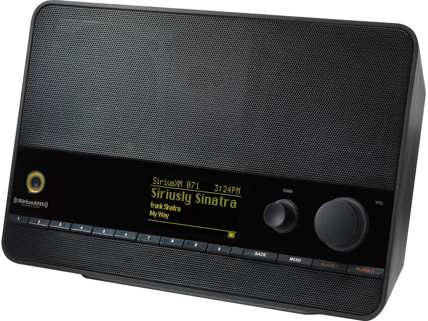SiriusXM TTR1 Internet clock radio at Crutchfield