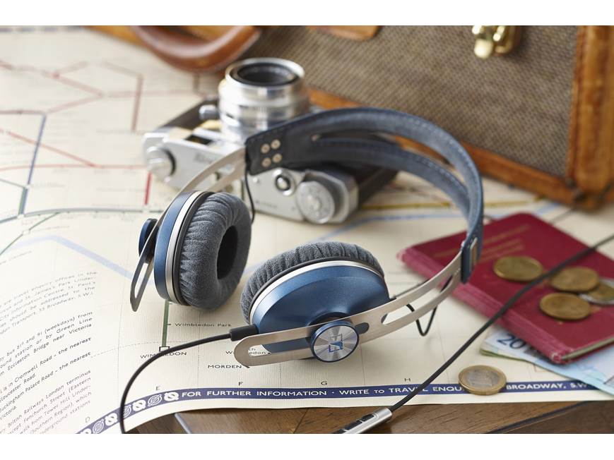 Sennheiser MOMENTUM On Ear Blueモメンタムブルー Sennheiser Momentum On-Ear (Blue) On-ear headphones with in-line
