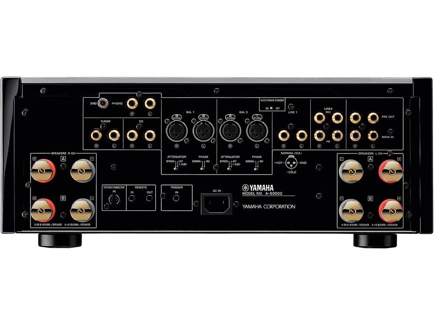 Yamaha A-S3000 (Black) Stereo integrated amplifier (Black) at