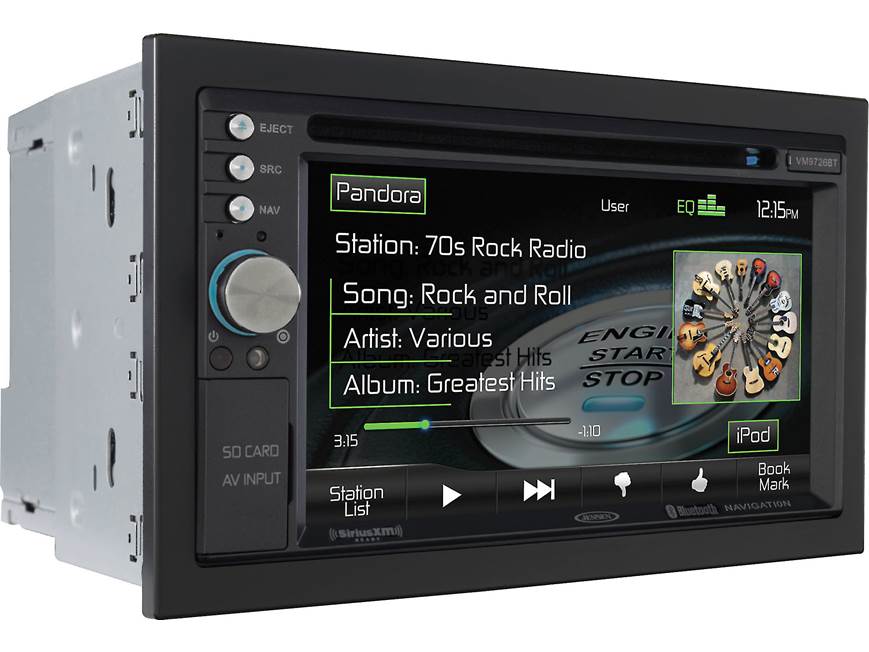 Jensen VM9726BT Navigation receiver at Crutchfield