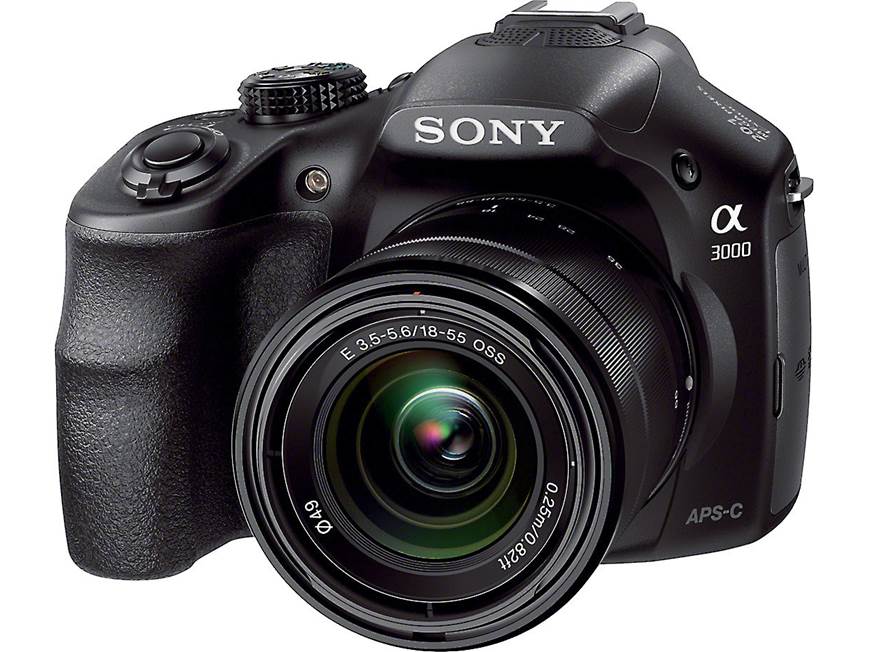 Sony Alpha a3000 Kit 20.1-megapixel mirrorless camera with 18-55mm