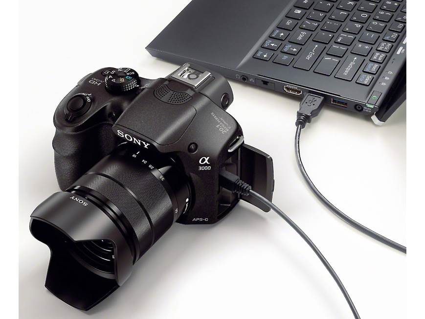 Sony Alpha a3000 Kit 20.1-megapixel mirrorless camera with 18-55mm