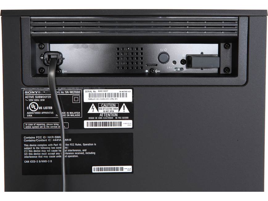 Sony HT-CT660 Powered 2.1-channel home theater sound bar with