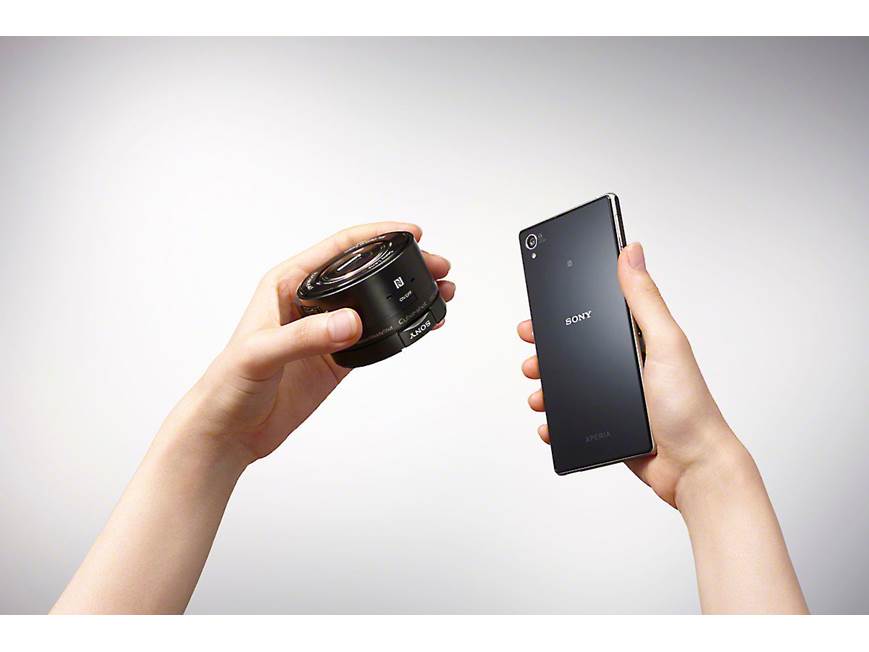 Sony Cyber-shot® DSC-QX10 (Black) Smartphone-attachable lens-style