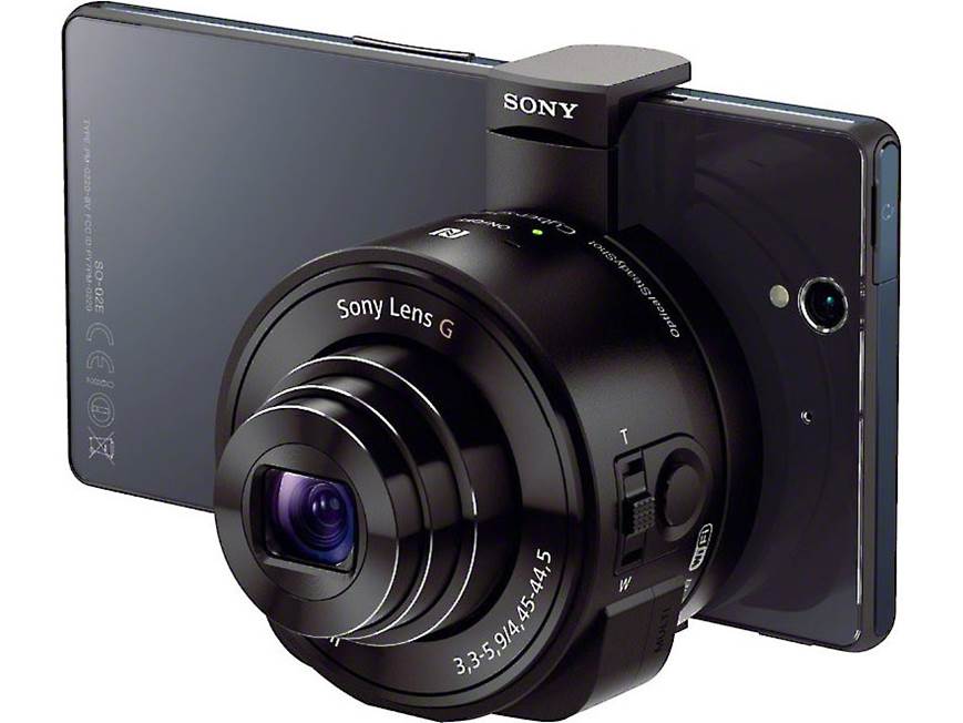 Sony Cyber-shot® DSC-QX10 (Black) Smartphone-attachable lens-style