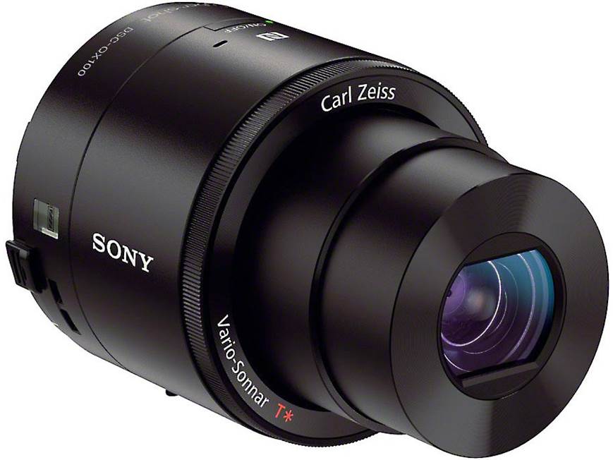Sony Cyber-shot® DSC-QX100 Large-sensor, smartphone-attachable
