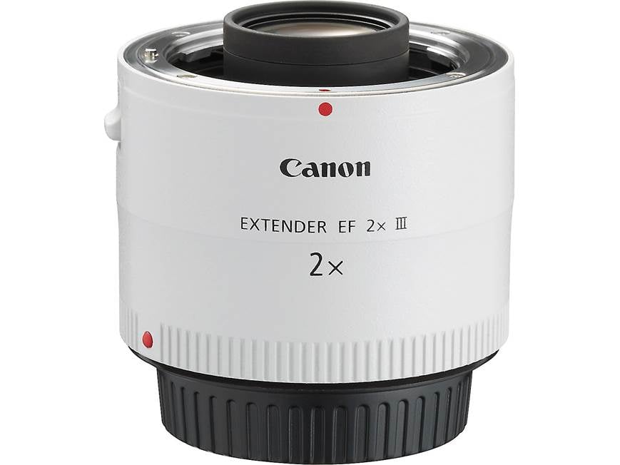 Canon EF 2x III Extender Multiplies select telephoto lens's focal