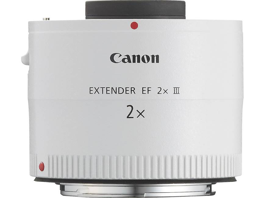 Canon EF 2x III Extender Multiplies select telephoto lens's focal