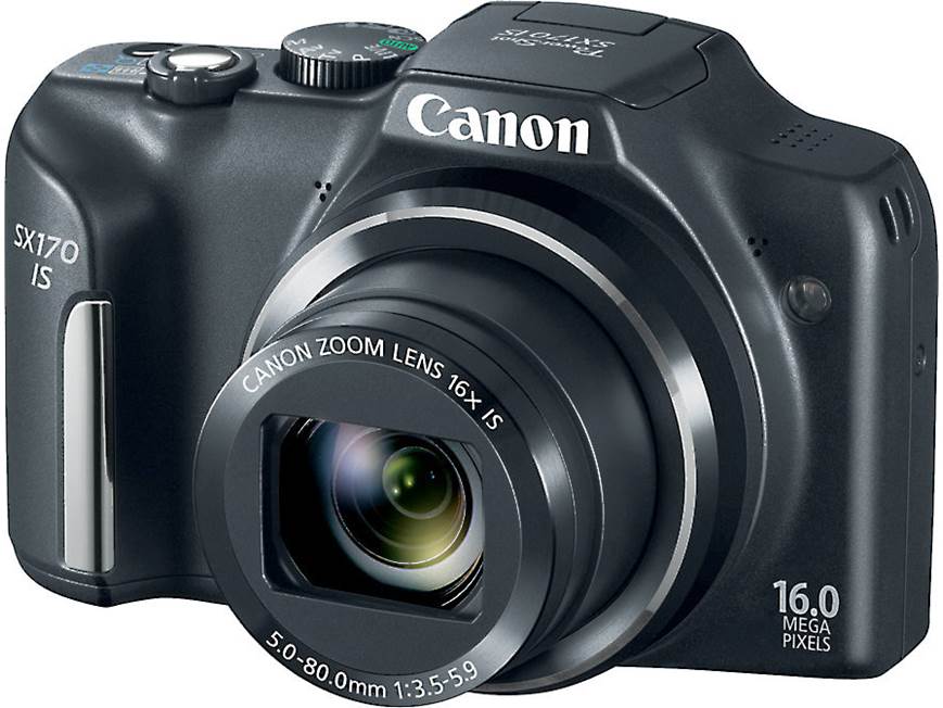 美品 canon PowerShot SX170 IS Canon PowerShot SX170 IS (Black) 16-megapixel digital camera with