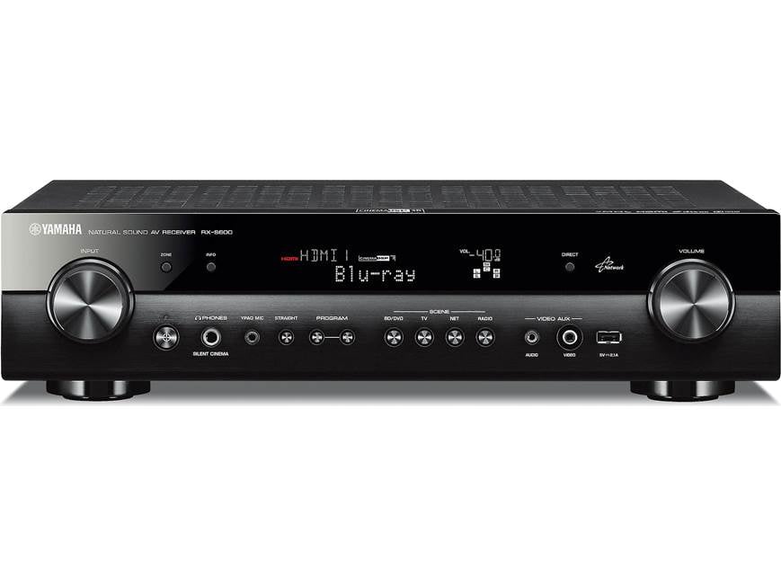 Yamaha RX-S600 Slimline 5.1-channel home theater receiver with