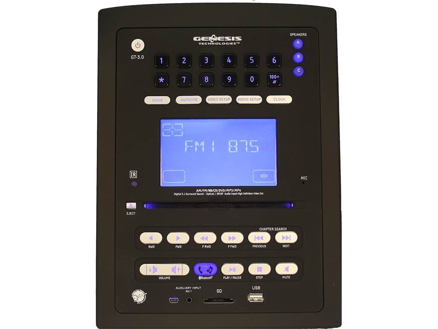 Genesis Technologies GT-3.0 DVD receiver for RVs at Crutchfield