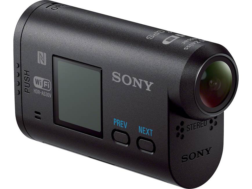 ビデオカメラ SONY HDR-AS30V Sony HDR-AS30V/B 1080/60p action video camera with Wi-Fi® and GPS