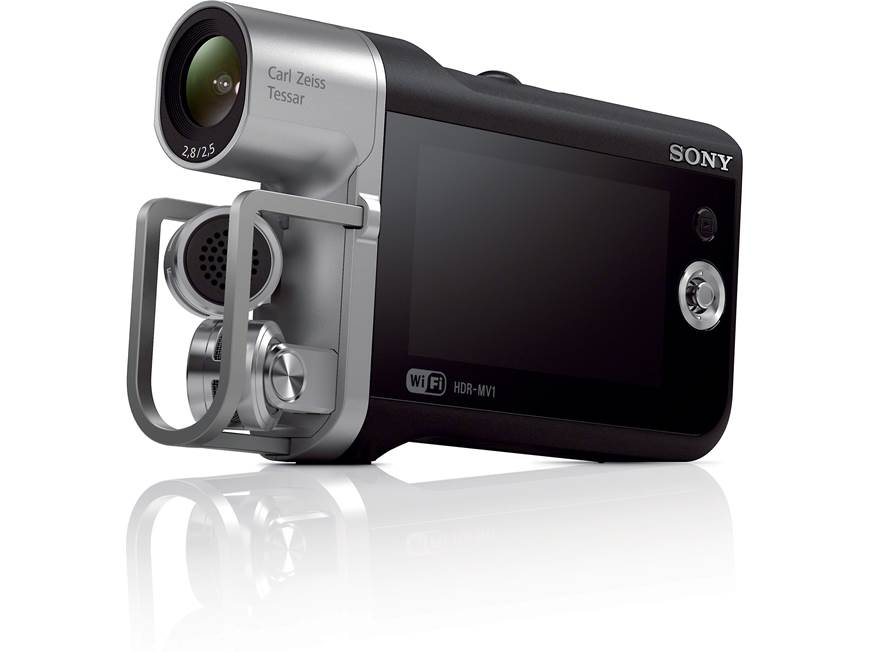 Sony HDR-MV1 HD video camera with premium audio recording and NFC