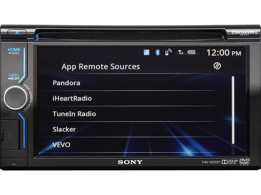 Sony XAV-602BT DVD receiver at Crutchfield
