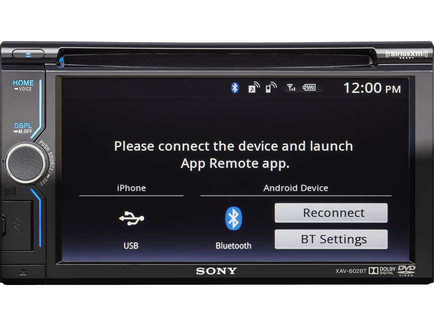 Sony XAV-602BT DVD receiver at Crutchfield