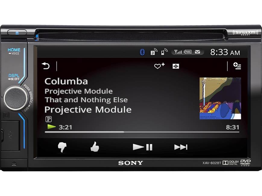 Sony XAV-602BT DVD receiver at Crutchfield