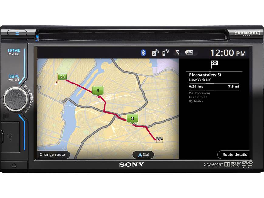 Sony XAV-602BT DVD receiver at Crutchfield