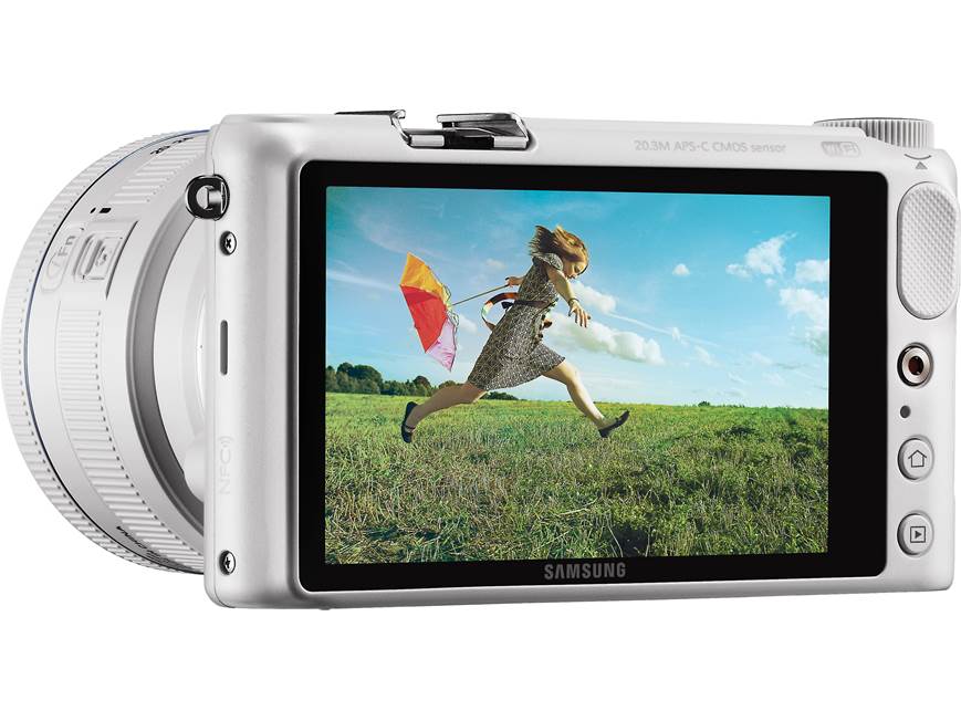 Samsung NX2000 Smart Camera with 2.5X Zoom Lens Kit (White) 20.3