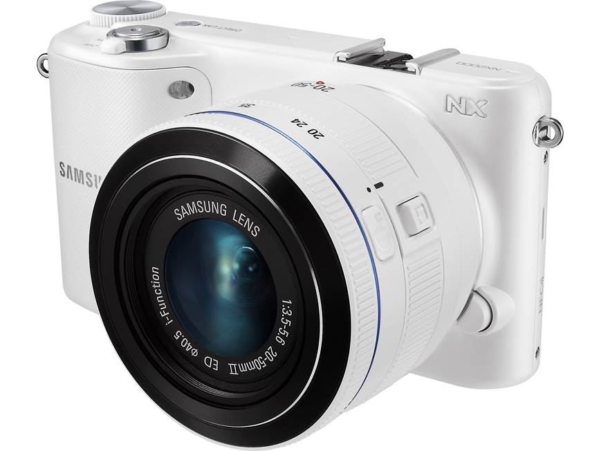 Samsung NX2000 Smart Camera Two Lens Kit (White) 20.3-megapixel