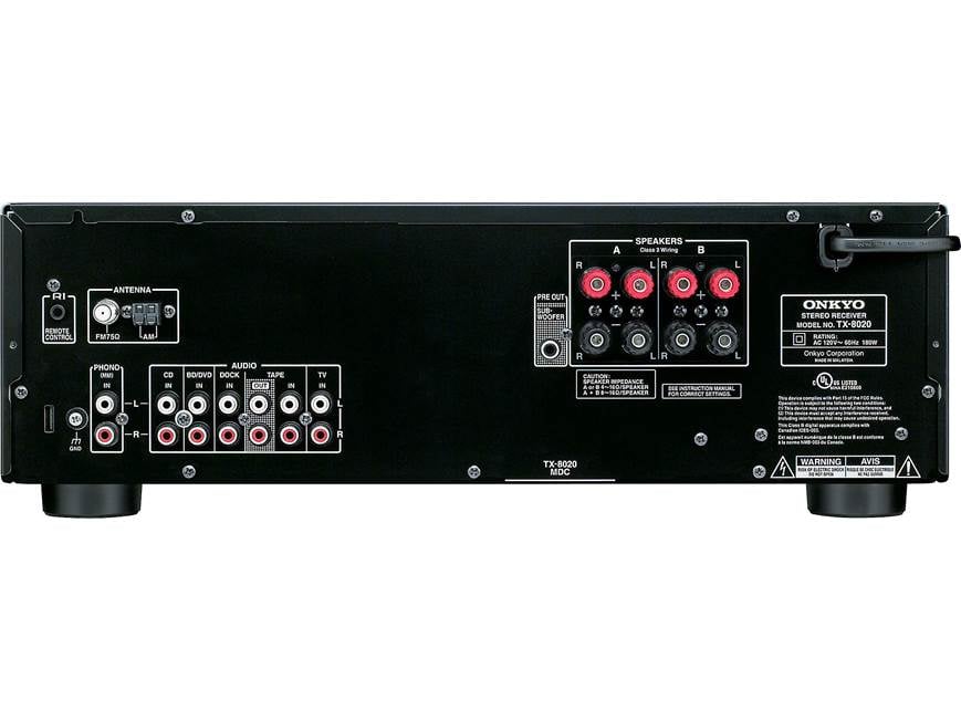 Onkyo TX-8020 Stereo receiver at Crutchfield