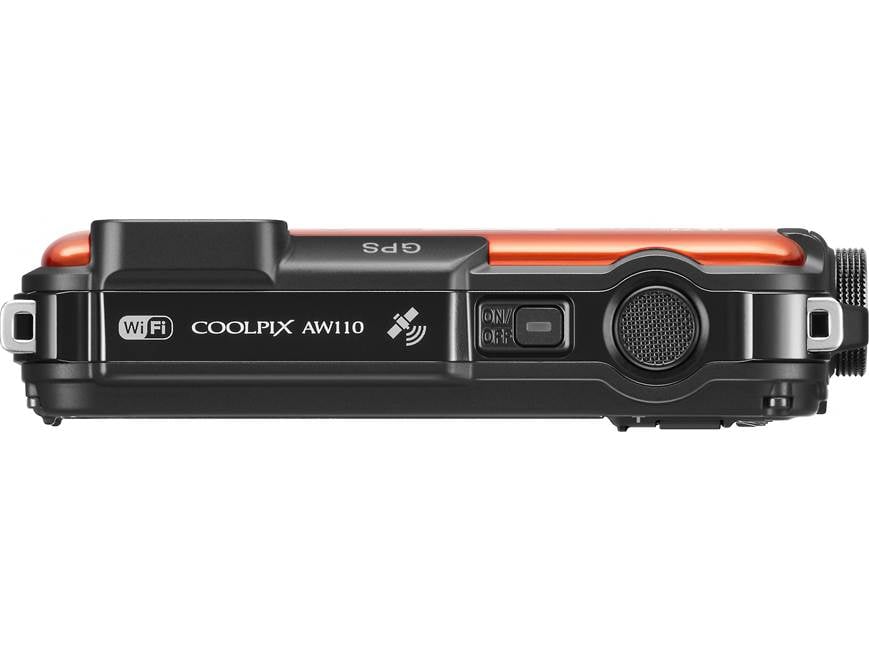Nikon Coolpix AW110 (Orange) Tough-style 16-megapixel digital