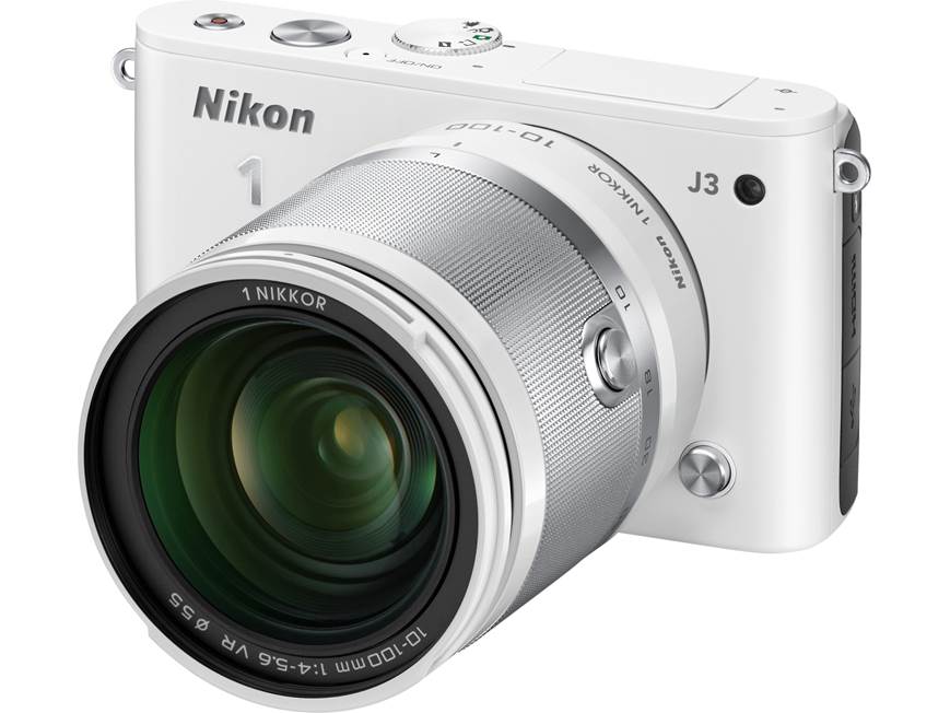 Nikon 1 J3 with Wide-range 10X Zoom Lens (Black) 14-megapixel