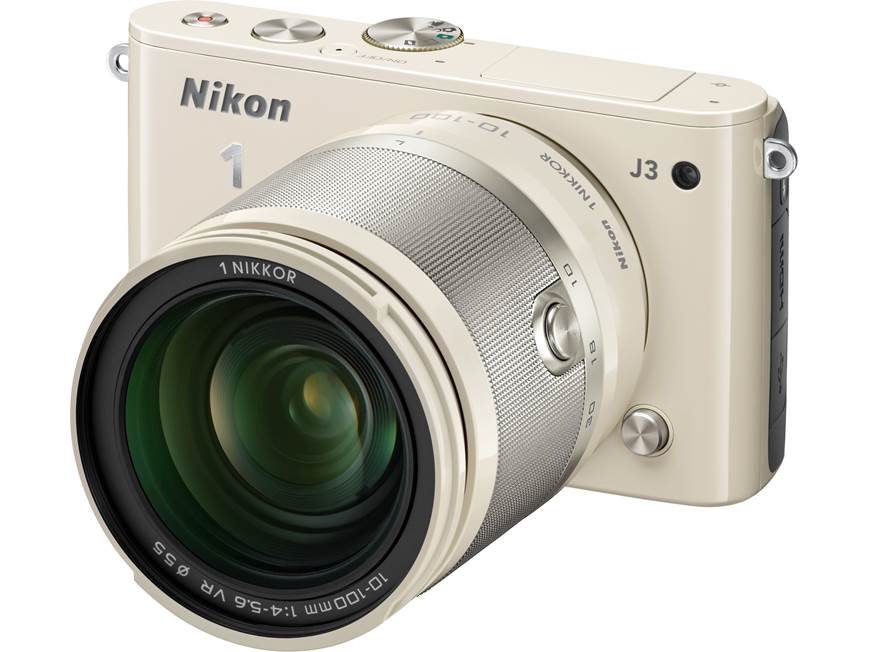 Nikon 1 J3 with Wide-range 10X Zoom Lens (Black) 14-megapixel