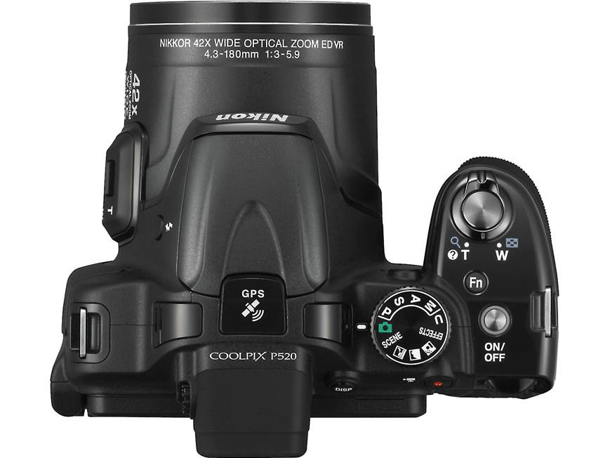 Nikon Coolpix P520 (Black) 18.1-megapixel digital camera with 42X