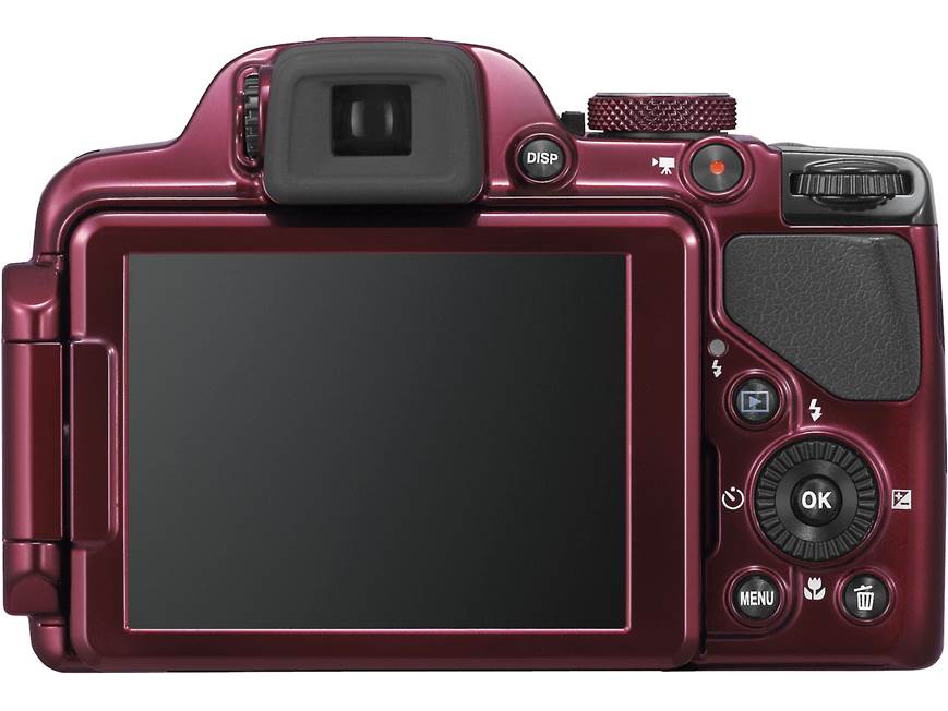 Nikon Coolpix P520 (Red) 18.1-megapixel digital camera with 42X