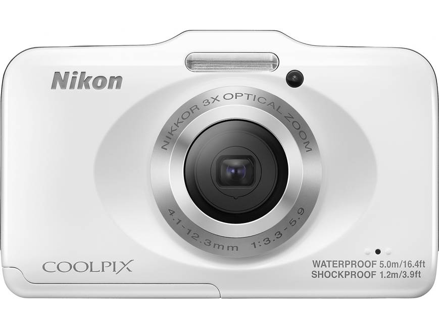 Nikon Coolpix S31 (White) 10.1-megapixel waterproof digital camera