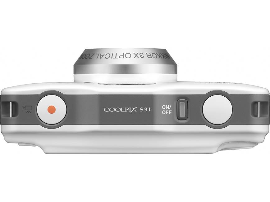 Nikon Coolpix S31 (White) 10.1-megapixel waterproof digital camera