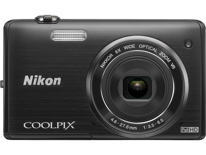 Nikon Coolpix S5200 (Black) 16-megapixel digital camera with 6X