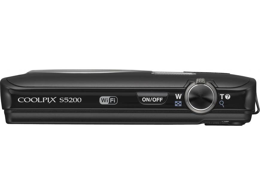 Nikon Coolpix S5200 (Black) 16-megapixel digital camera with 6X