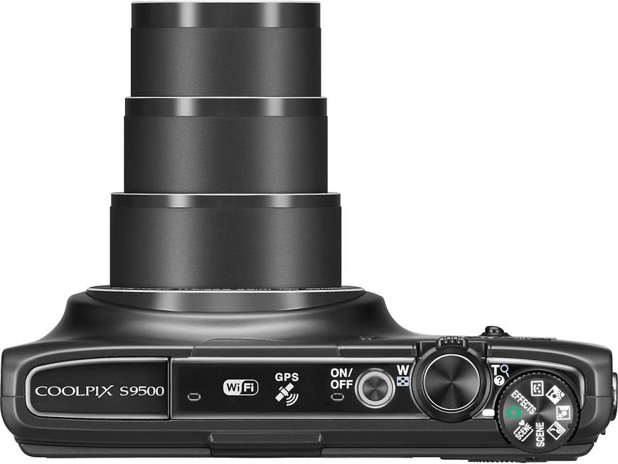 Nikon Coolpix S9500 (Black) 18.1-megapixel digital camera with 22X