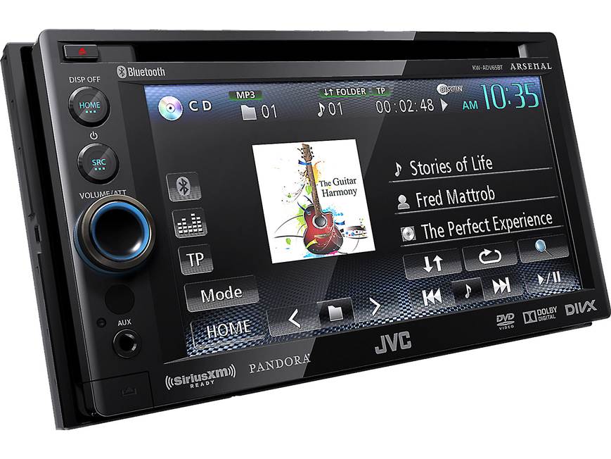 JVC Arsenal KW-ADV65BT DVD receiver at Crutchfield