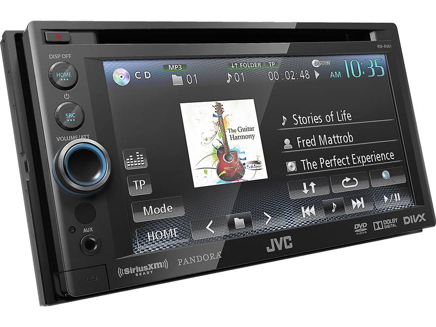 JVC KW-AV61 DVD receiver at Crutchfield